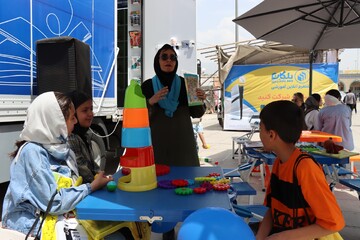 مروری بر فعالیت های کتابخانه سیار در سی و ششمین نمایشگاه بین المللی کتاب تهران