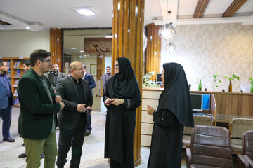بازدید دبیرکل نهاد از کتابخانه امیرالمومنین اراک