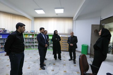 بازدید دبیرکل نهاد از کتابخانه حجت الاسلام میرجعفری