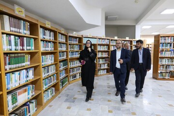 بازدید دبیرکل نهاد از کتابخانه حجت الاسلام میرجعفری