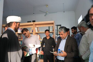 آئین افتتاح سه باب پیشخان خدمات کتابخانه ای بشاگرد