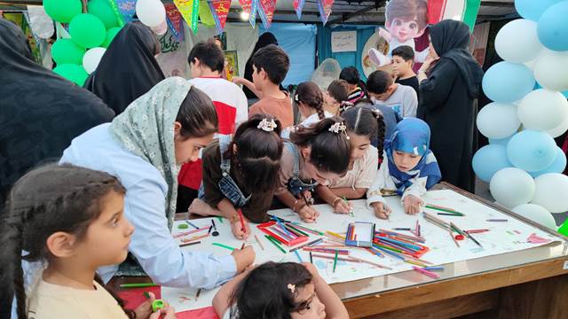 موکبهای فرهنگی کتابخانههای عمومی استان سمنان در مسیر «راهپیمایی بزرگ غدیر» برپا شد