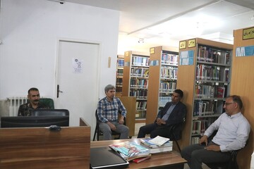 بازدید سرپرست اداره کل کتابخانه های عمومی خراسان رضوی از کتابخانه های عمومی شهرستان مشهد