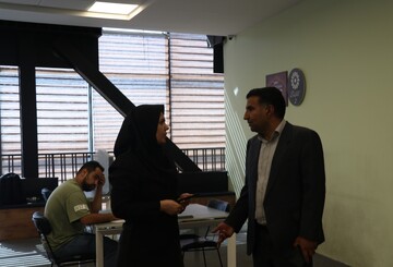 بازدید سرپرست اداره کل از کتابخانه مرکزی امام خمینی (قدس سره) مشهد