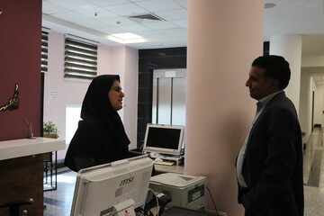 بازدید سرپرست اداره کل از کتابخانه مرکزی امام خمینی (قدس سره) مشهد