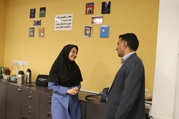 بازدید سرپرست اداره کل از کتابخانه مرکزی امام خمینی (قدس سره) مشهد