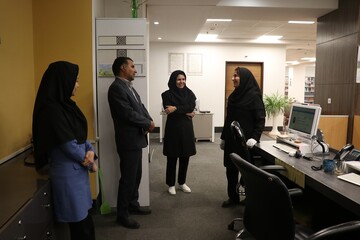 بازدید سرپرست اداره کل از کتابخانه مرکزی امام خمینی (قدس سره) مشهد