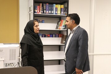بازدید سرپرست اداره کل از کتابخانه مرکزی امام خمینی (قدس سره) مشهد