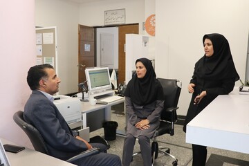 بازدید سرپرست اداره کل از کتابخانه مرکزی امام خمینی (قدس سره) مشهد