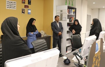 بازدید سرپرست اداره کل از کتابخانه مرکزی امام خمینی (قدس سره) مشهد