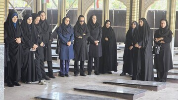 تجدید میثاق کارکنان و کتابداران استان زنجان با شهدای جنگ تحمیلی رژیم صهیونیستی