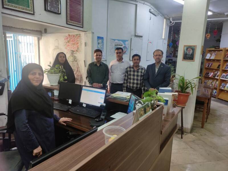 بازدید میدانی مدیرکل کتابخانه‌های عمومی استان سمنان از ۶ کتابخانه‌ نهادی و مشارکتی در دامغان
