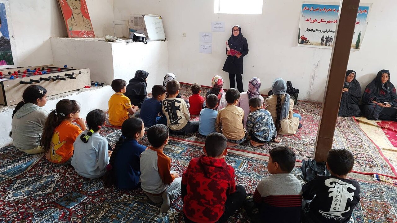 اجرای برنامه های متنوع فرهنگی در روستای اینجار هوراند