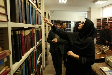 بازدید از کتابخانه عمومی علامه رفیعی قزوین
