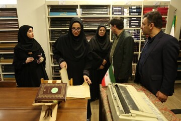 بازدید از کتابخانه عمومی علامه رفیعی قزوین