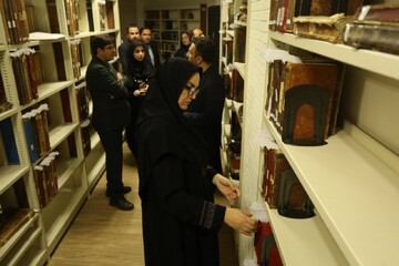بازدید از کتابخانه عمومی علامه رفیعی قزوین