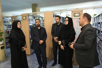 بازدید از کتابخانه عمومی علامه رفیعی قزوین