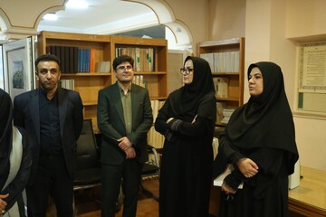 بازدید دبیرکل نهاد از کتابخانه شهدا شهر قزوین