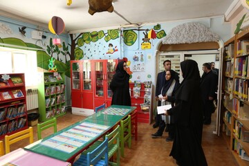 بازدید دبیرکل نهاد از کتابخانه شهدا شهر قزوین