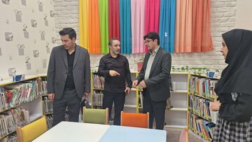 بازدید معاون توسعه کتابخانهها و ترویج کتابخوانی نهاد از کتابخانه عمومی خاتم الانبیاء(ص) رشت