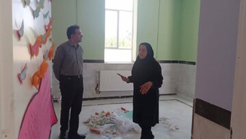 معاون عمرانی فرماندار شهرستان بهاباد از کتابخانه‌های عمومی این شهرستان بازدید کرد