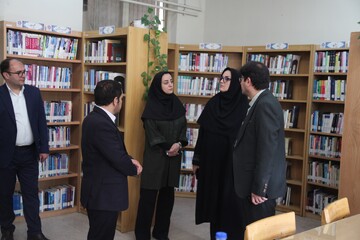 بازدید دبیرکل نهاد از کتابخانه شهدای دره مرادبیگ همدان