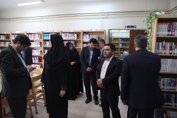 بازدید دبیرکل نهاد از کتابخانه شهدای دره مرادبیگ همدان