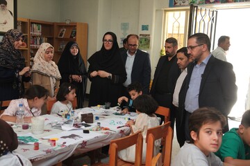 بازدید دبیرکل نهاد از کتابخانه مرکزی همدان
