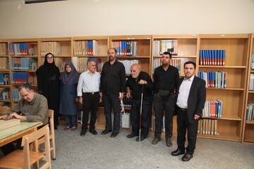 بازدید دبیرکل نهاد از کتابخانه مرکزی همدان