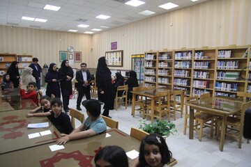 بازدید دبیرکل نهاد از کتابخانه شهید باهنر شهرستان بهار