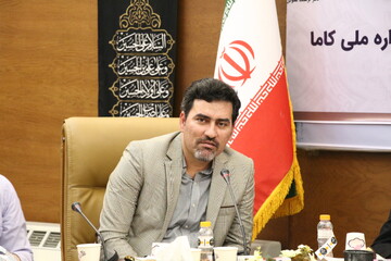 رحمان ابراهیمی، مدیرکل توسعه کتابخانههای عمومی کشور-پنجمین نشست شورای سیاست گذاری سومین دوره جشنواره ملی کاما (کتاب افراد معلول ایران)