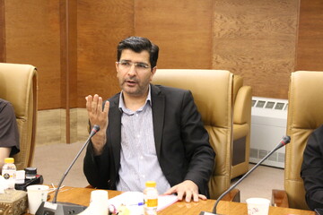 مهدی نجفی، نماینده وزارت فرهنگ و ارشاد اسلامی-پنجمین نشست شورای سیاست گذاری سومین دوره جشنواره ملی کاما (کتاب افراد معلول ایران)