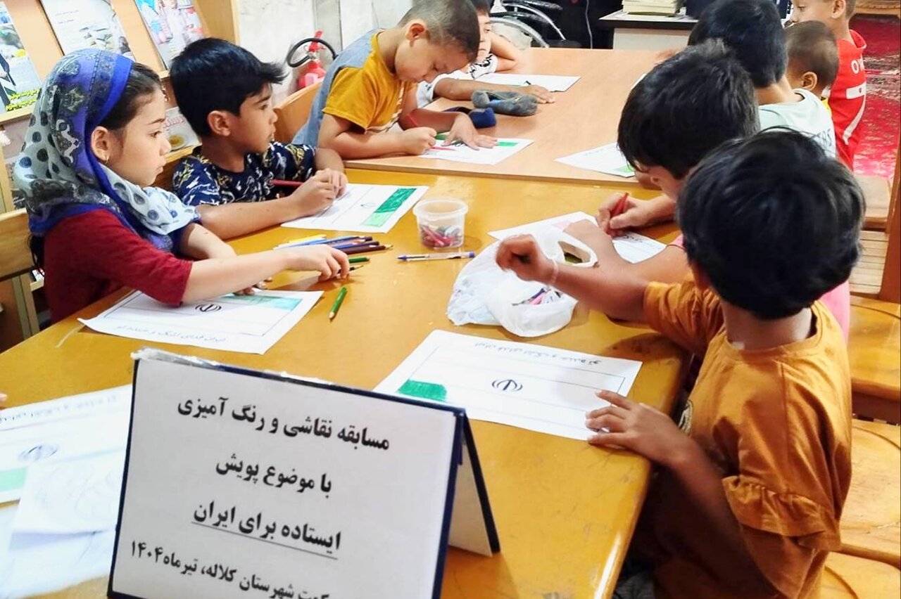 کتابخانه حکمت کلاله، میزبان پویش ملی «ایستاده برای ایران» شد