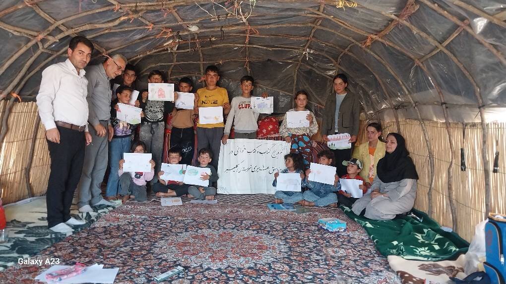 «کوله کتاب عشایر» در ییلاقات کلیبر، شور مطالعه را در دل طبیعت جاری کرد