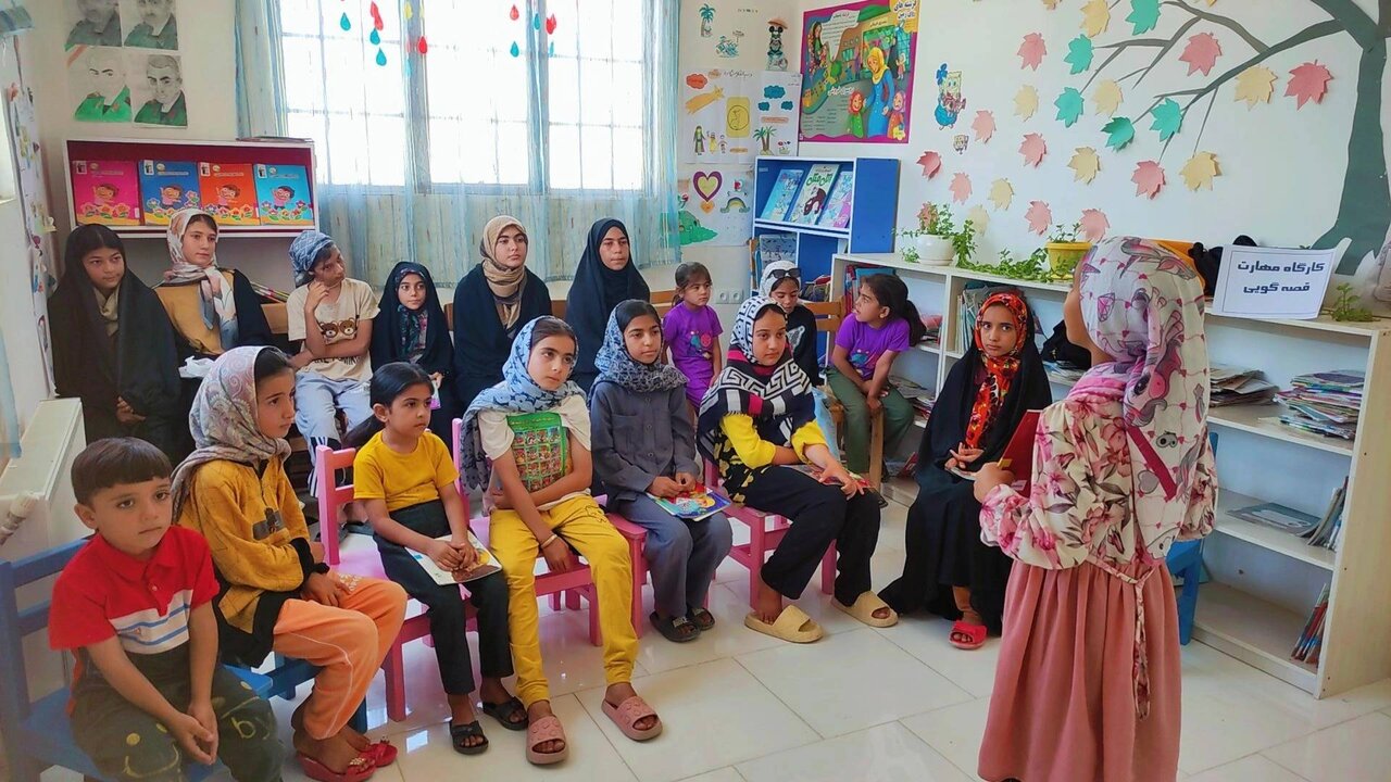 کلاس «مهارت قصه‌گویی» در کتابخانه عمومی عارف بجنوردی برگزار می‌شود