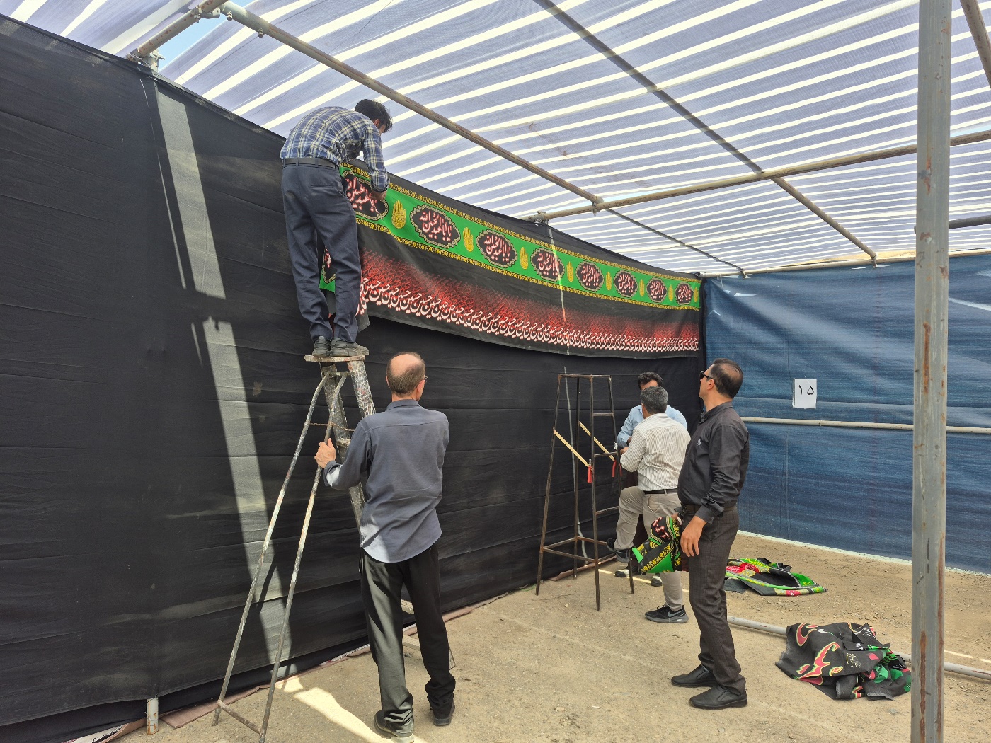 آمادهسازی موکب کتاب در مرز باشماق برای خدمترسانی فرهنگی به زائران اربعین