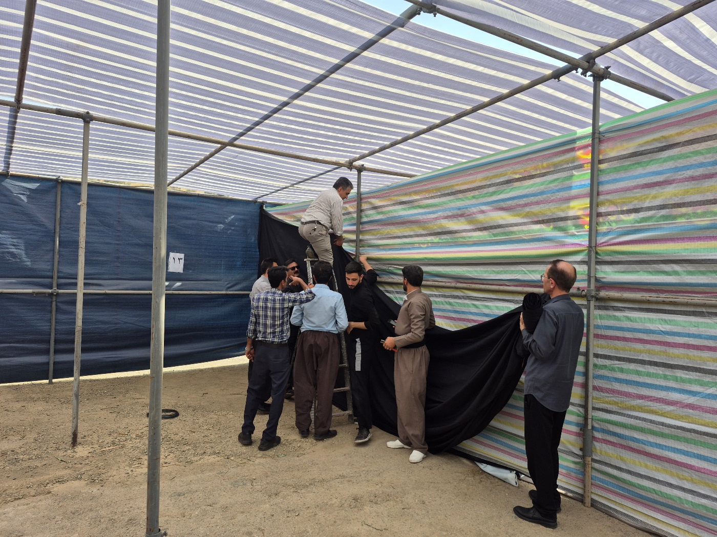 آمادهسازی موکب کتاب در مرز باشماق برای خدمترسانی فرهنگی به زائران اربعین