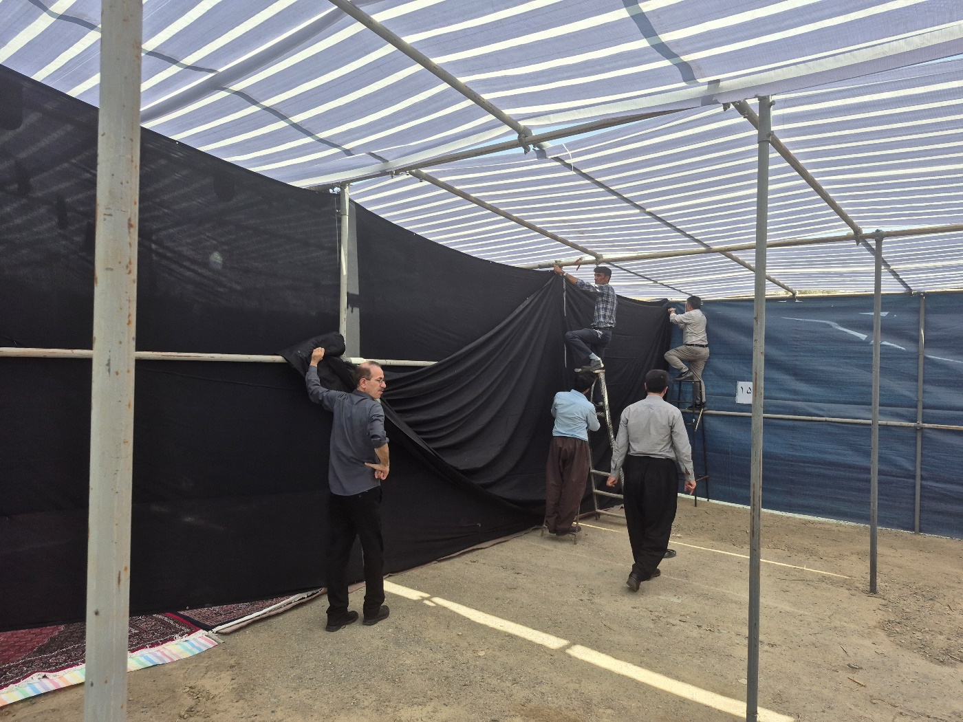 آمادهسازی موکب کتاب در مرز باشماق برای خدمترسانی فرهنگی به زائران اربعین