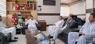 دیدار مدیر کل با فرماندار خاش
