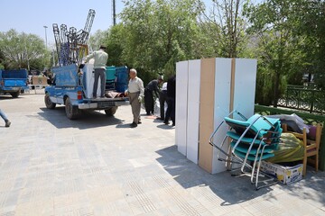 آماده سازی موکب تمرچین