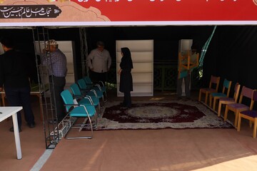 آماده سازی موکب تمرچین