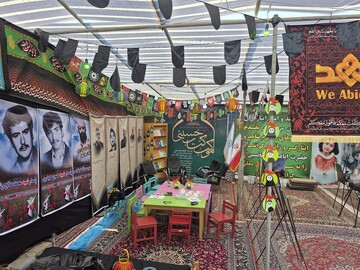 آغاز به کار موکب فرهنگی اداره کل کتابخانه های عمومی کردستان در مرز باشماق