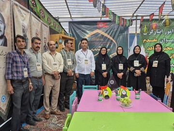 آغاز به کار موکب فرهنگی اداره کل کتابخانه های عمومی کردستان در مرز باشماق