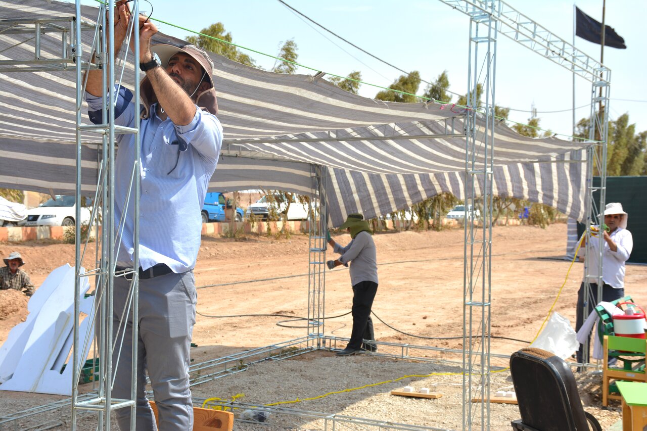 آغاز فعالیت موکب فرهنگی ادارهکل کتابخانههای عمومی استان کرمانشاه در مرز خسروی