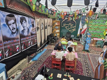 فعالیتهای فرهنگی -خدماتی اداره کل کتابخانه های عمومی استان کردستان در موکب مرز باشماق