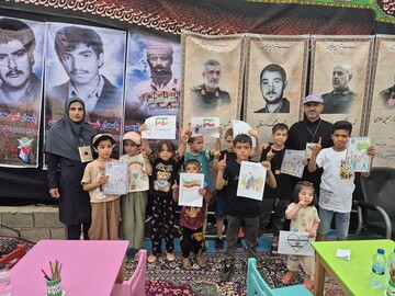 فعالیتهای فرهنگی -خدماتی اداره کل کتابخانه های عمومی استان کردستان در موکب مرز باشماق