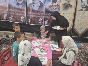 فعالیتهای فرهنگی -خدماتی اداره کل کتابخانه های عمومی استان کردستان در موکب مرز باشماق