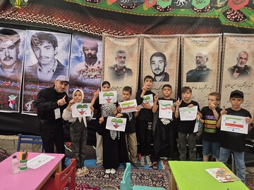 فعالیتهای فرهنگی -خدماتی اداره کل کتابخانه های عمومی استان کردستان در موکب مرز باشماق