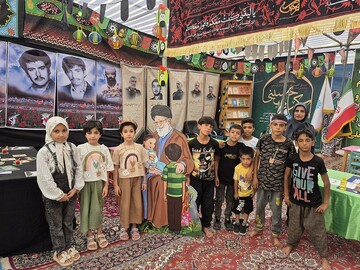 فعالیتهای فرهنگی -خدماتی اداره کل کتابخانه های عمومی استان کردستان در موکب مرز باشماق