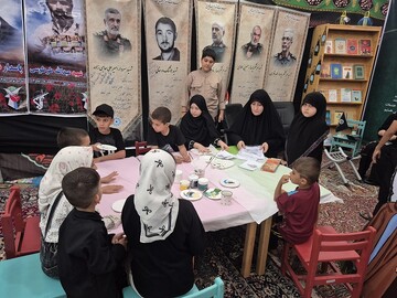 فعالیتهای فرهنگی -خدماتی اداره کل کتابخانه های عمومی استان کردستان در موکب مرز باشماق